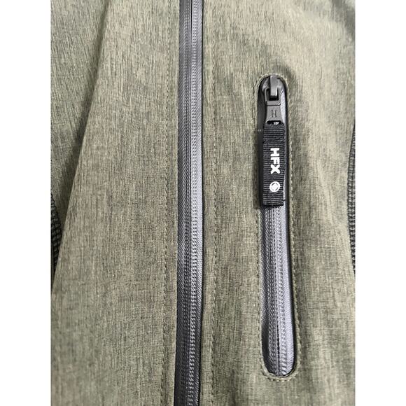 HFX Halifax Hooded Mid Length Olive Green Jacket Med - Picture 4 of 6